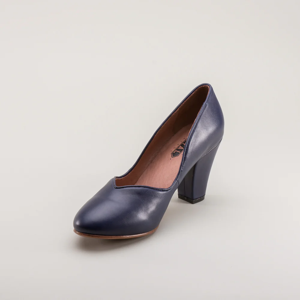 Marilyn Vintage Pumps (Navy Blue) - Image 11