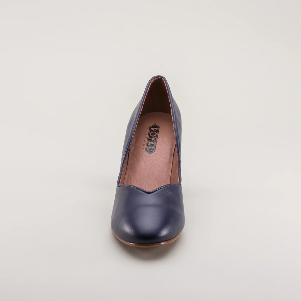 Marilyn Vintage Pumps (Navy Blue) - Image 12