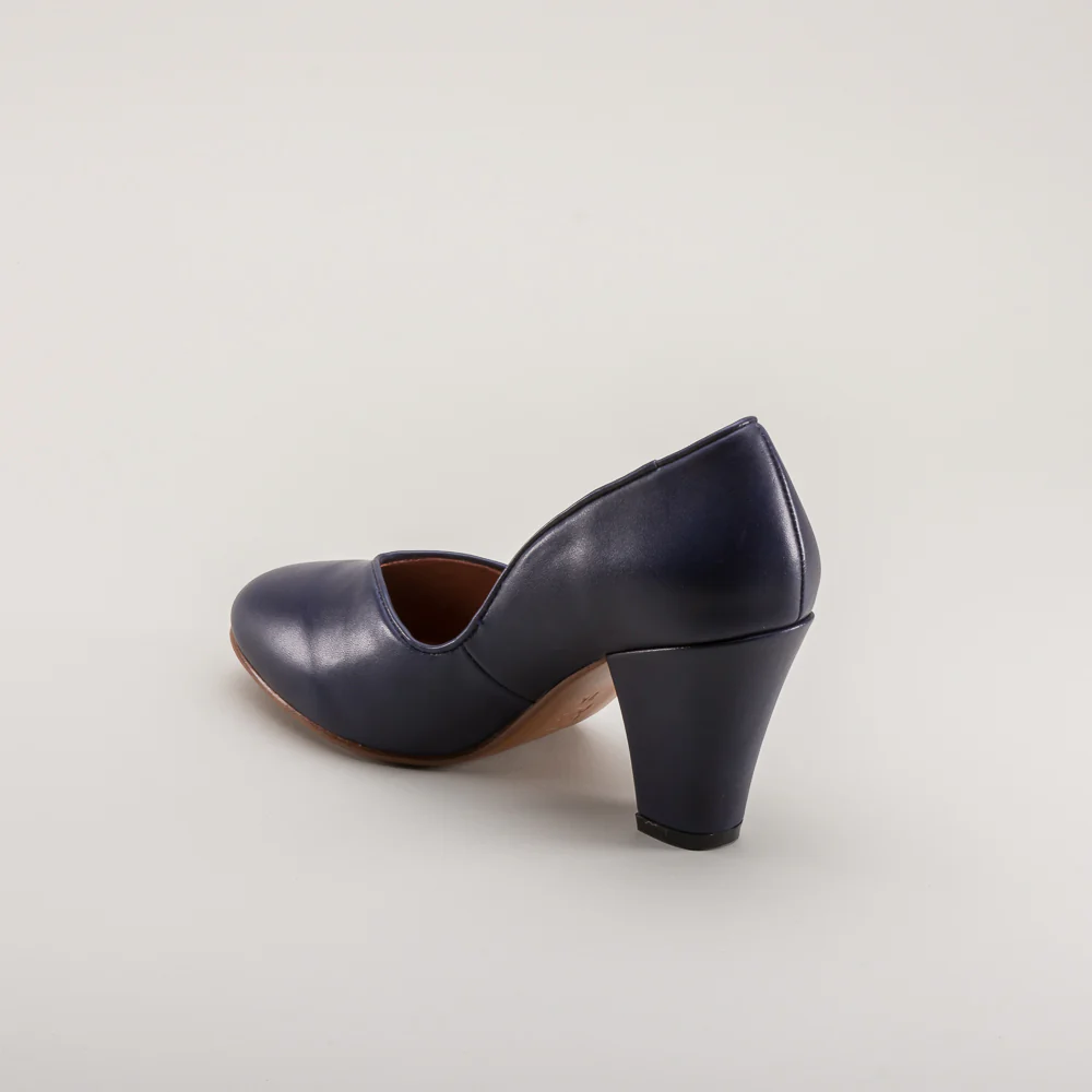 Marilyn Vintage Pumps (Navy Blue) - Image 9