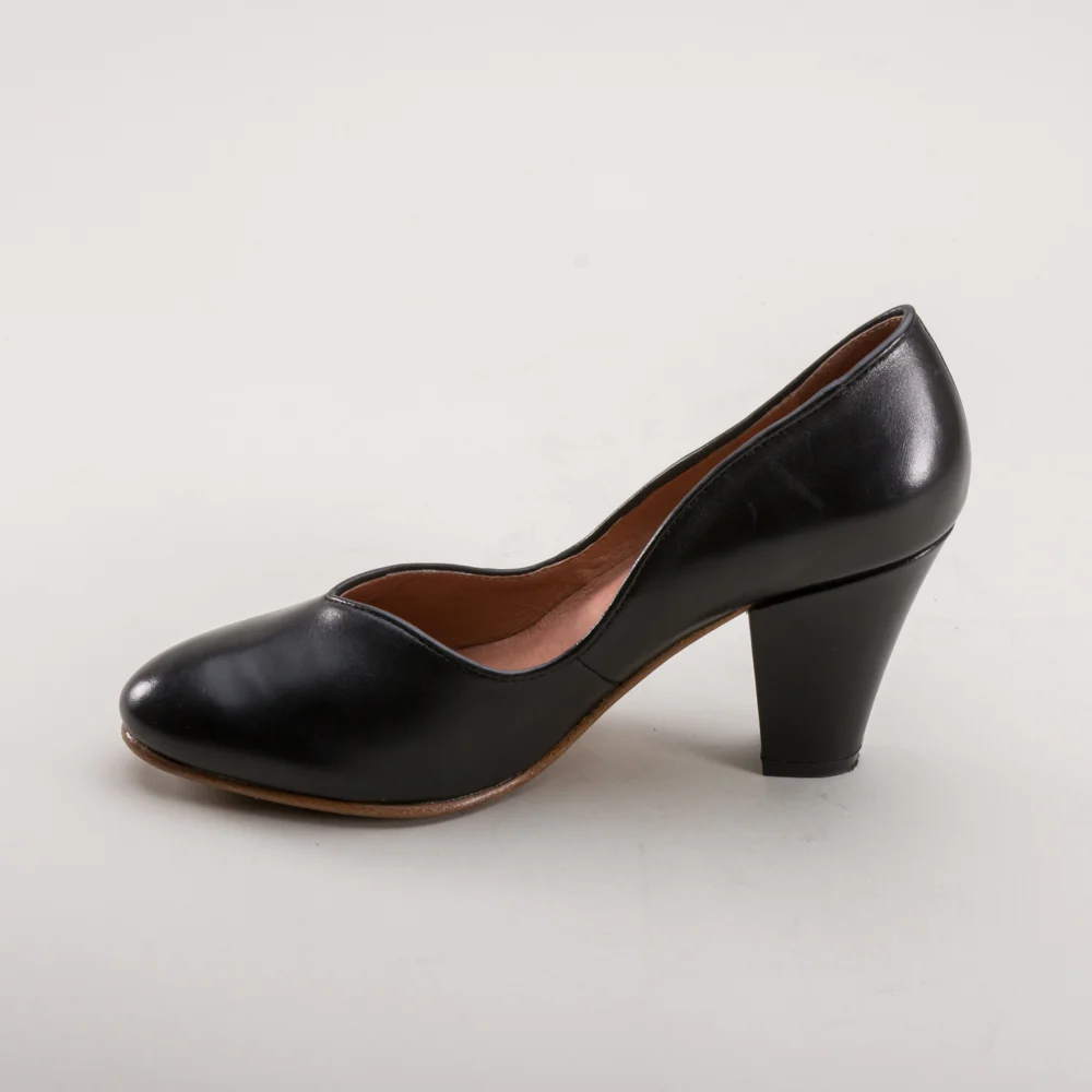Marilyn Vintage Pumps Wide (Black) - Image 10