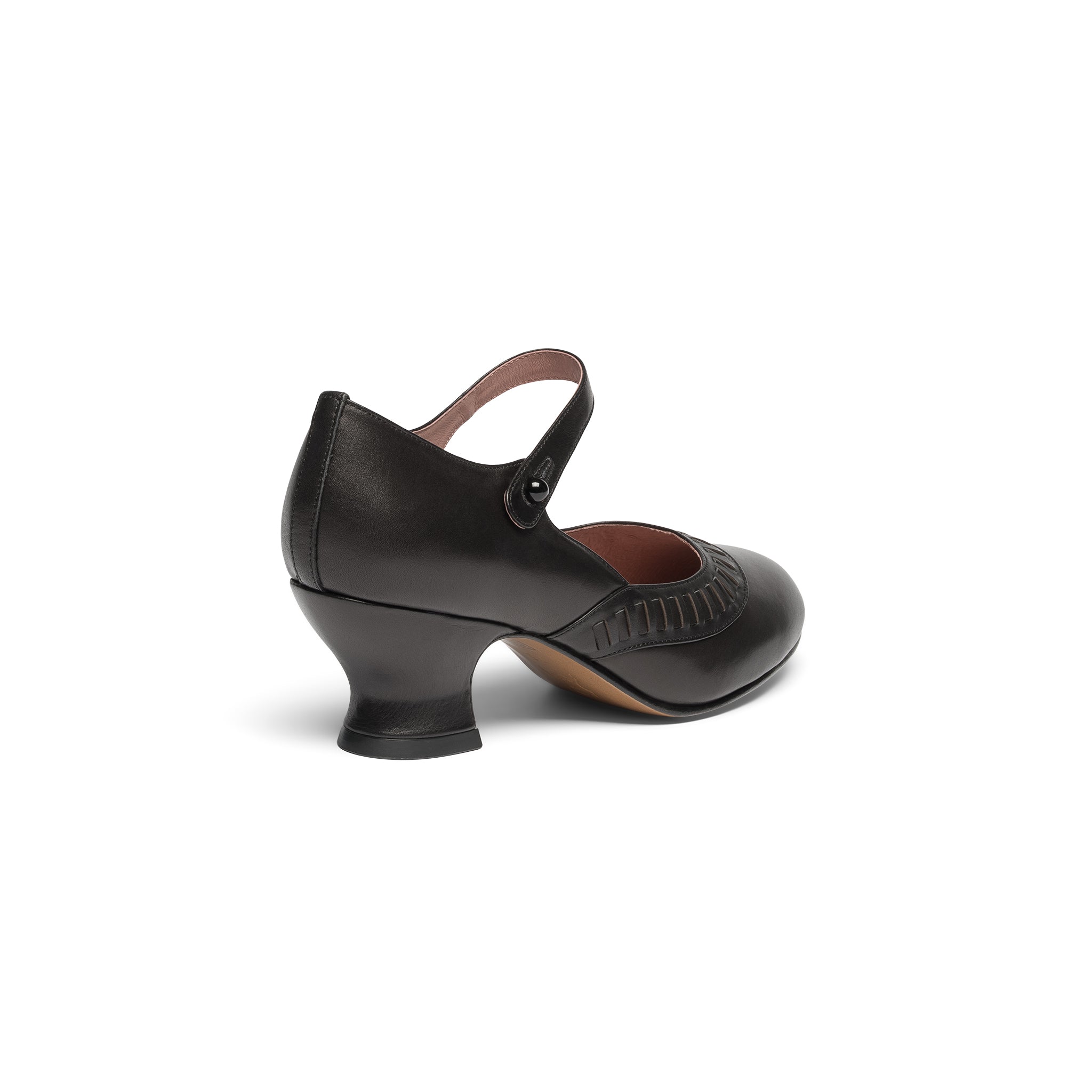 Marjorie 1920s Shoes (Black) - Image 4