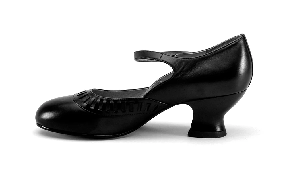 Marjorie 1920s Shoes (Black) - Image 5