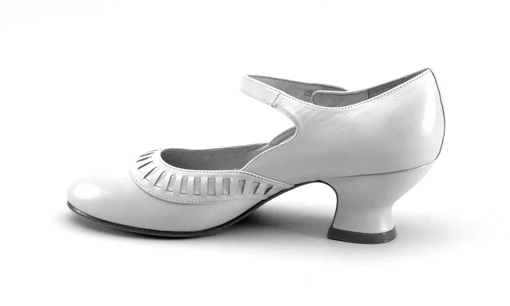 Marjorie 1920s Shoes (Blue Mist) - Image 13