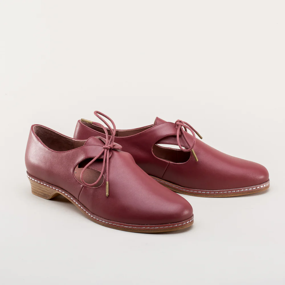 Mary Renaissance Shoes (Oxblood) - Image 4