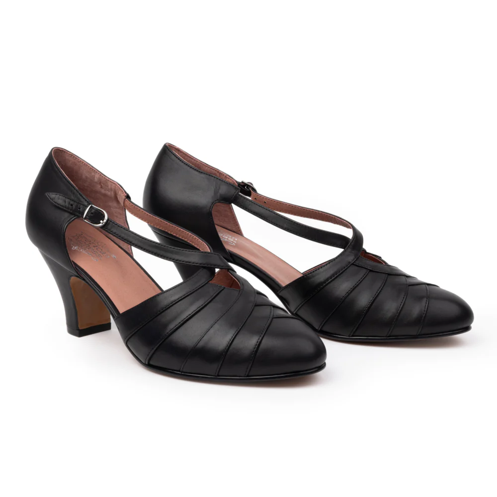 Melrose Vintage Pumps (Black) - Image 2