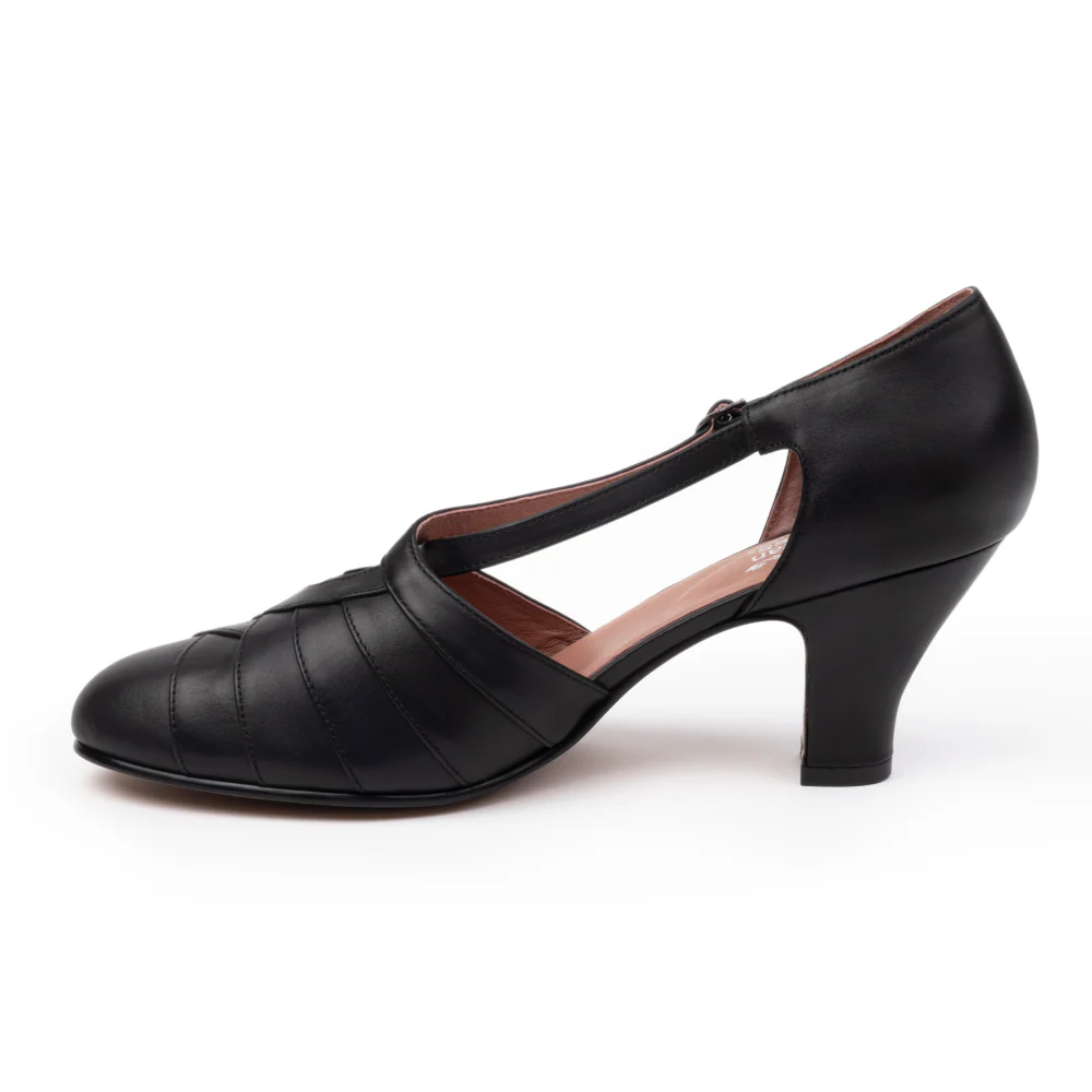 Melrose Vintage Pumps (Black) - Image 4
