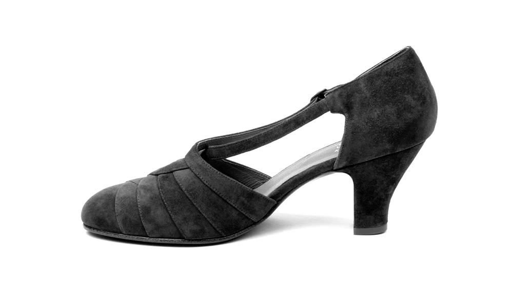 Melrose Vintage Pumps (Brick Red Suede) - Image 5