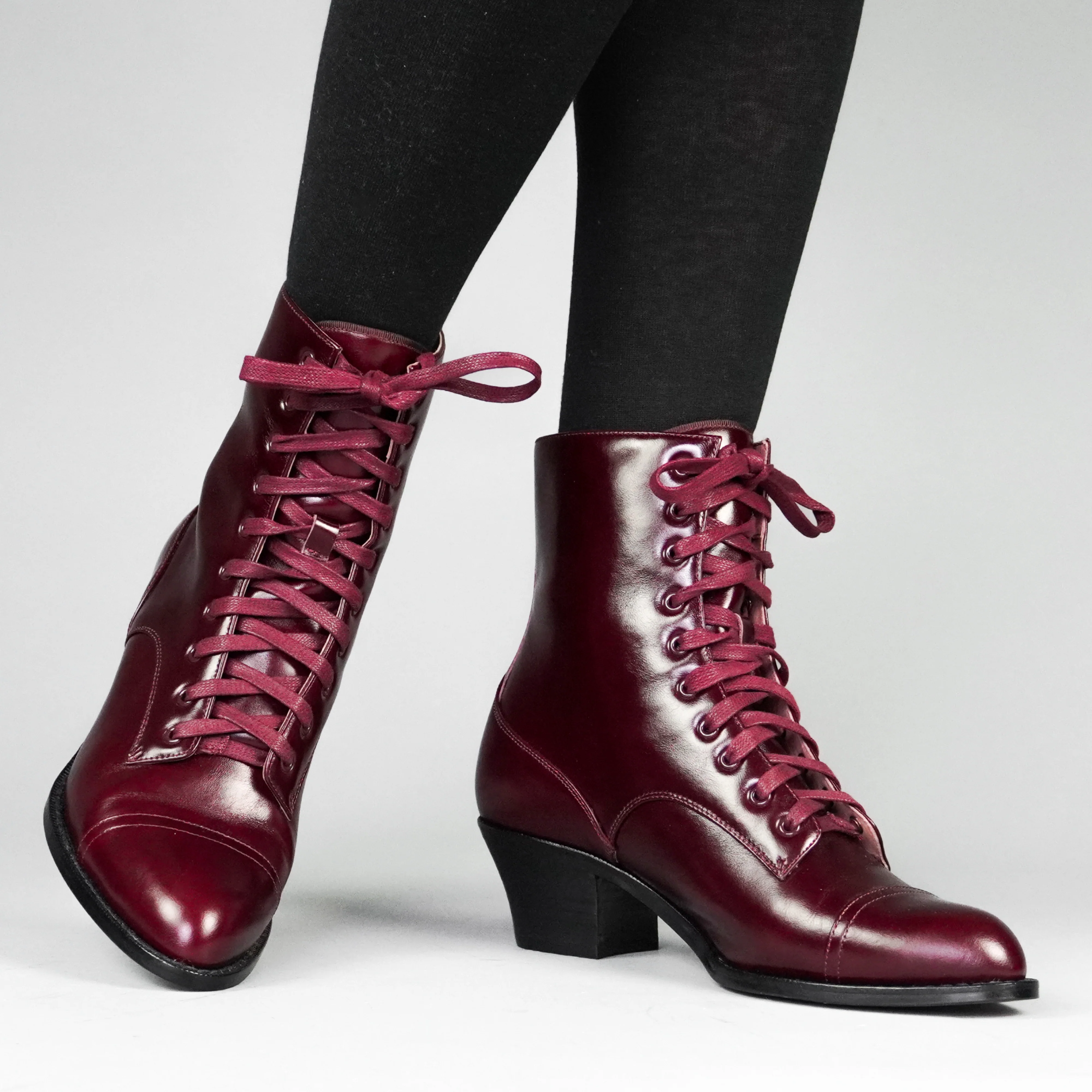 Paris Boots (Burgundy)
