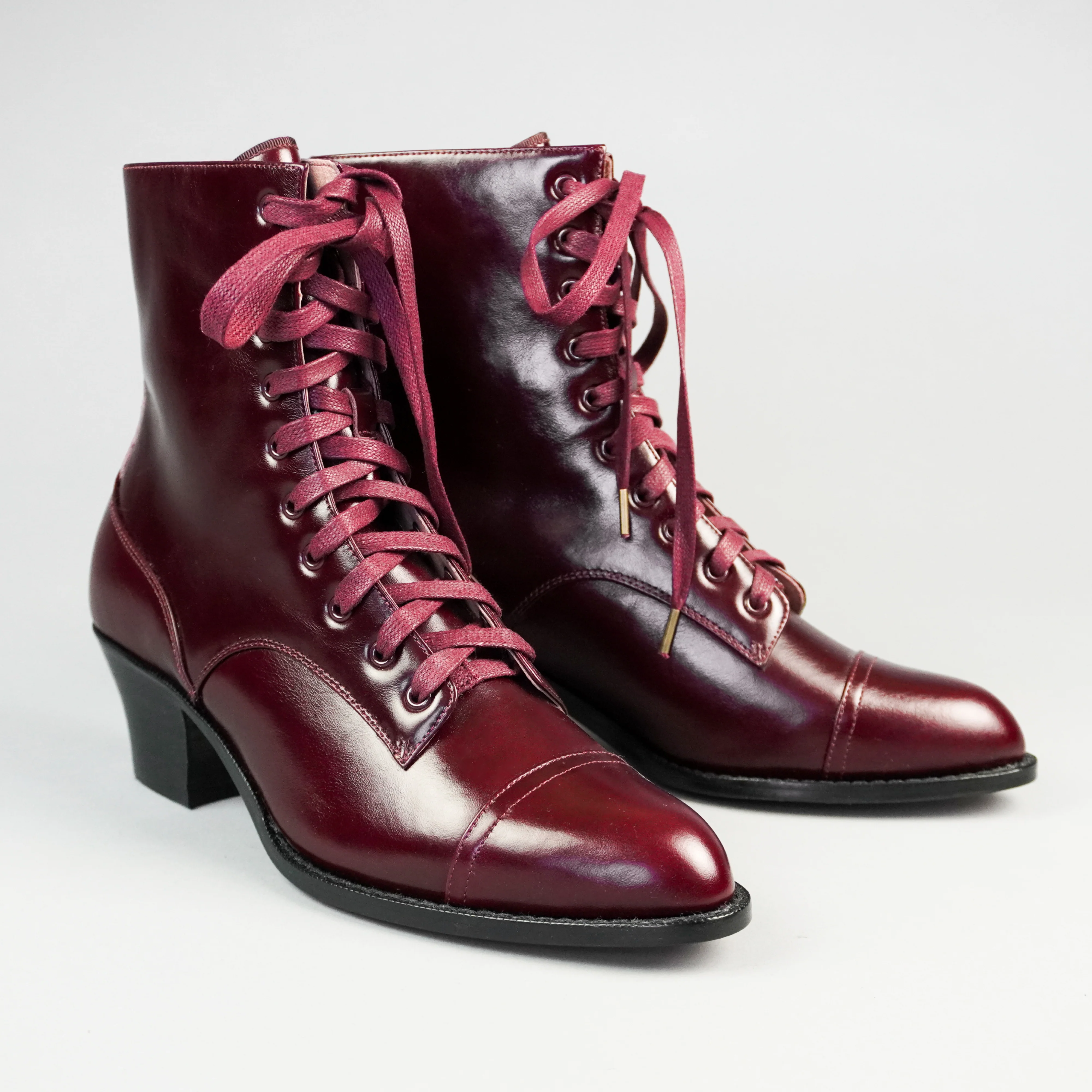 Paris Boots (Burgundy) - Image 4
