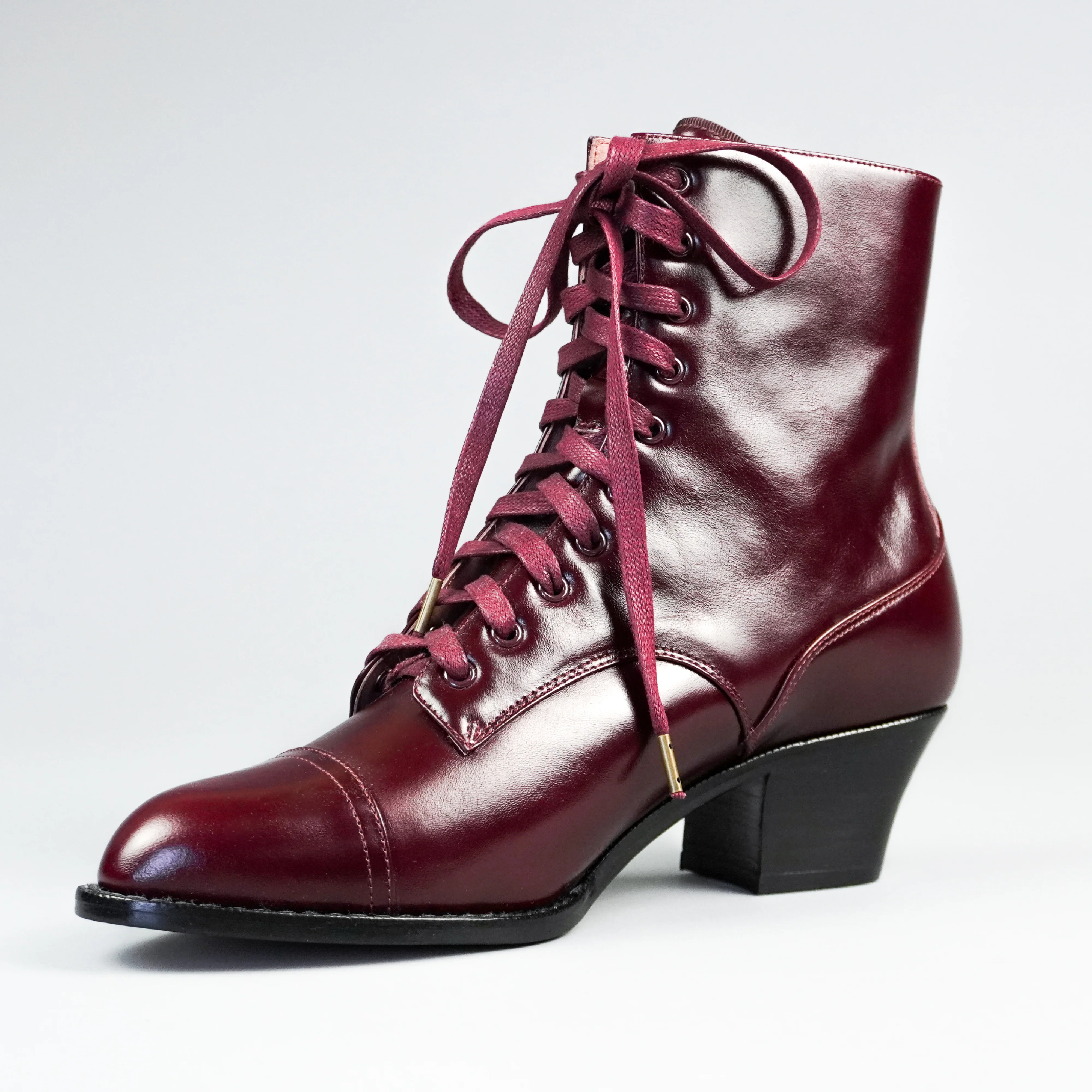 Paris Boots (Burgundy) - Image 6