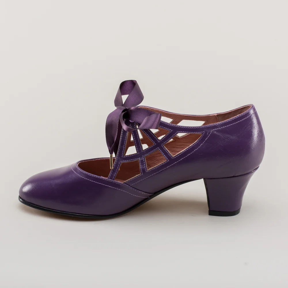 Parker Vintage Spiderweb Pumps (Purple) - Image 10