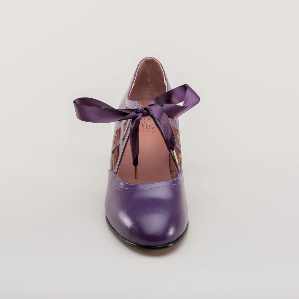 Parker Vintage Spiderweb Pumps (Purple) - Image 12