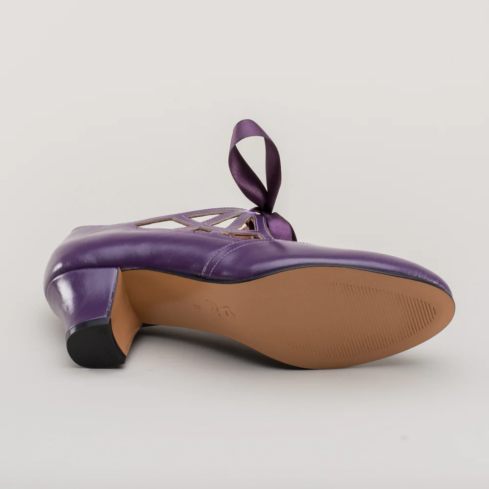 Parker Vintage Spiderweb Pumps (Purple) - Image 13