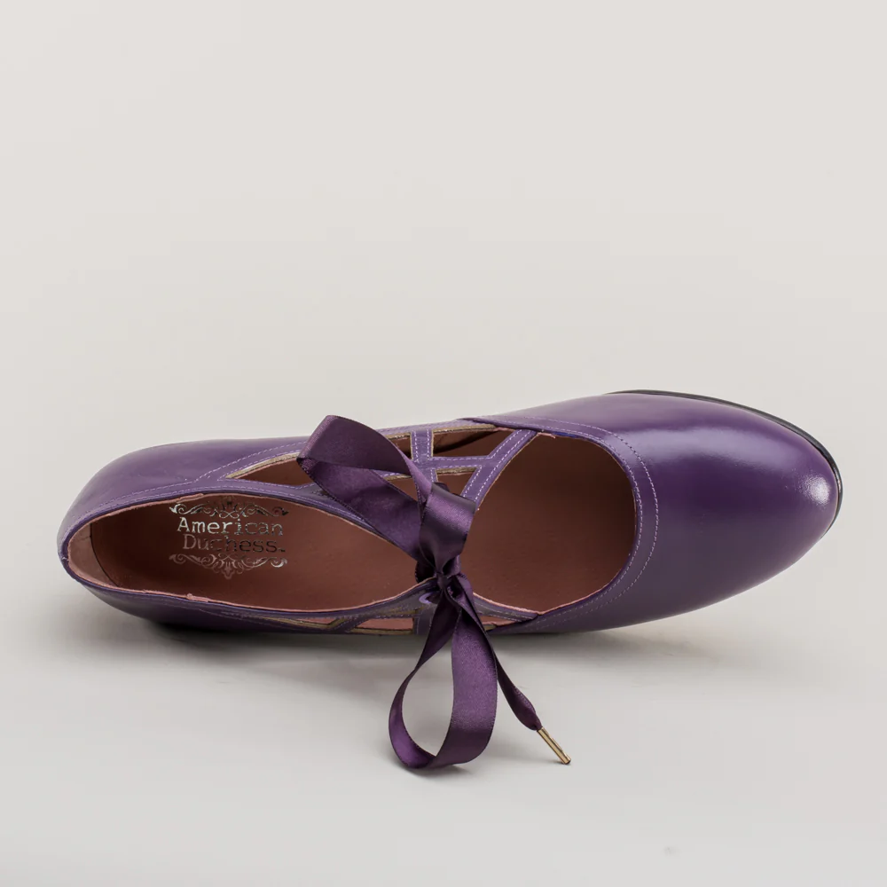 Parker Vintage Spiderweb Pumps (Purple) - Image 14