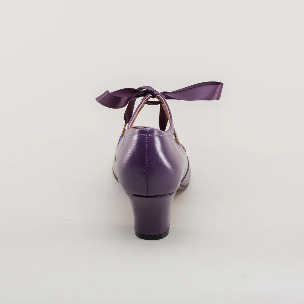 Parker Vintage Spiderweb Pumps (Purple) - Image 8