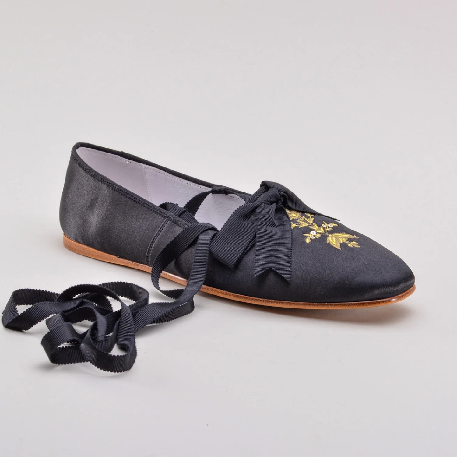 Penelope Regency Slippers (Black) - Image 5