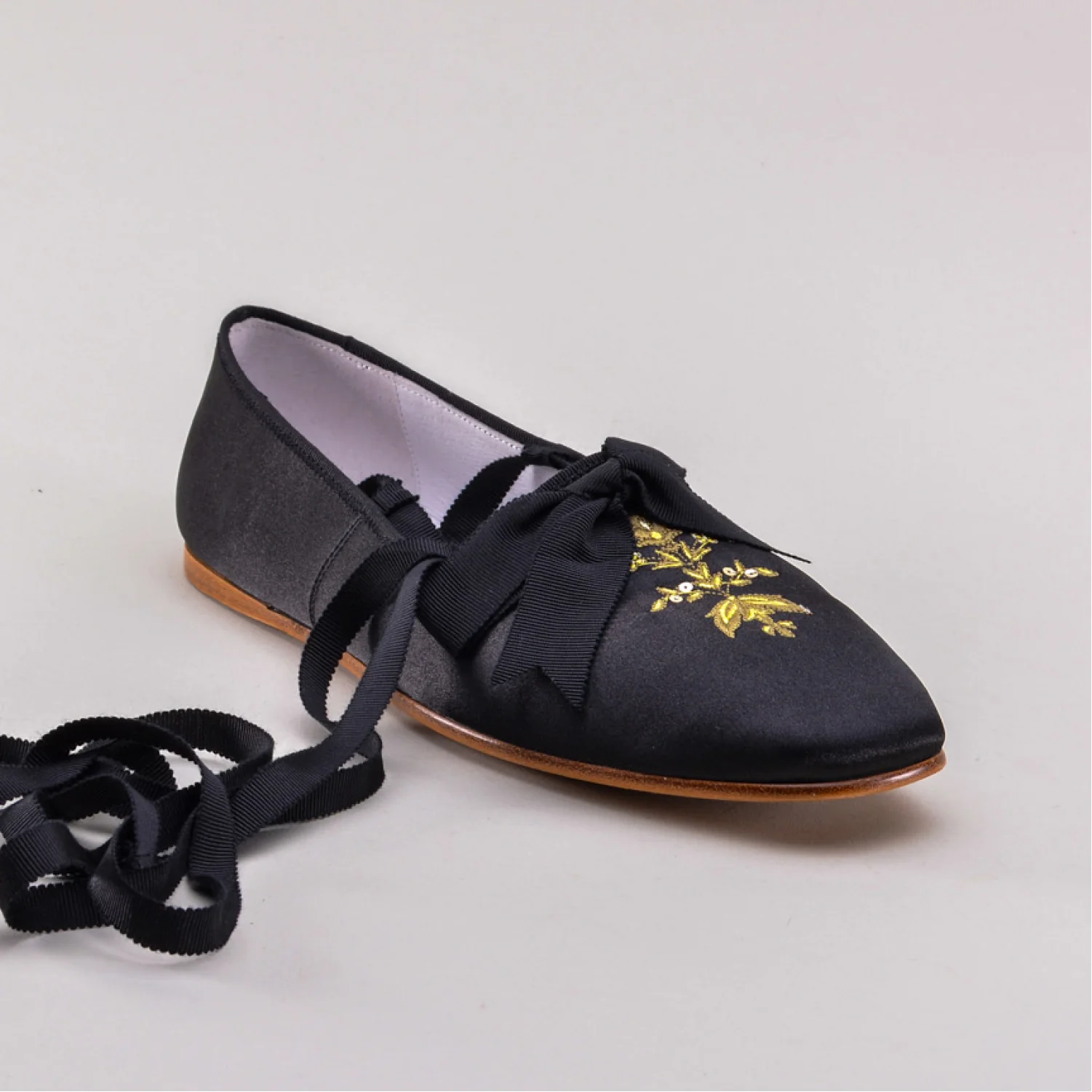 Penelope Regency Slippers (Black) - Image 6