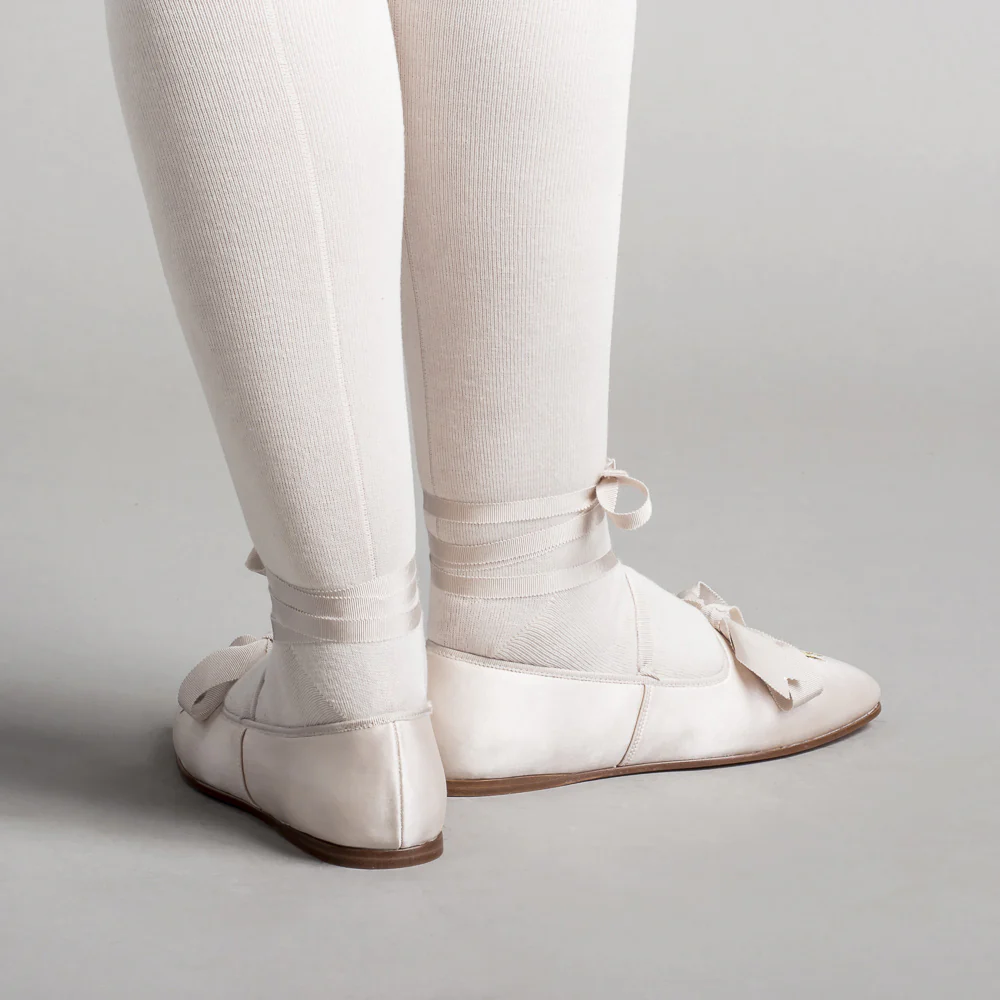 Penelope Regency Slippers (Ivory) - Image 5