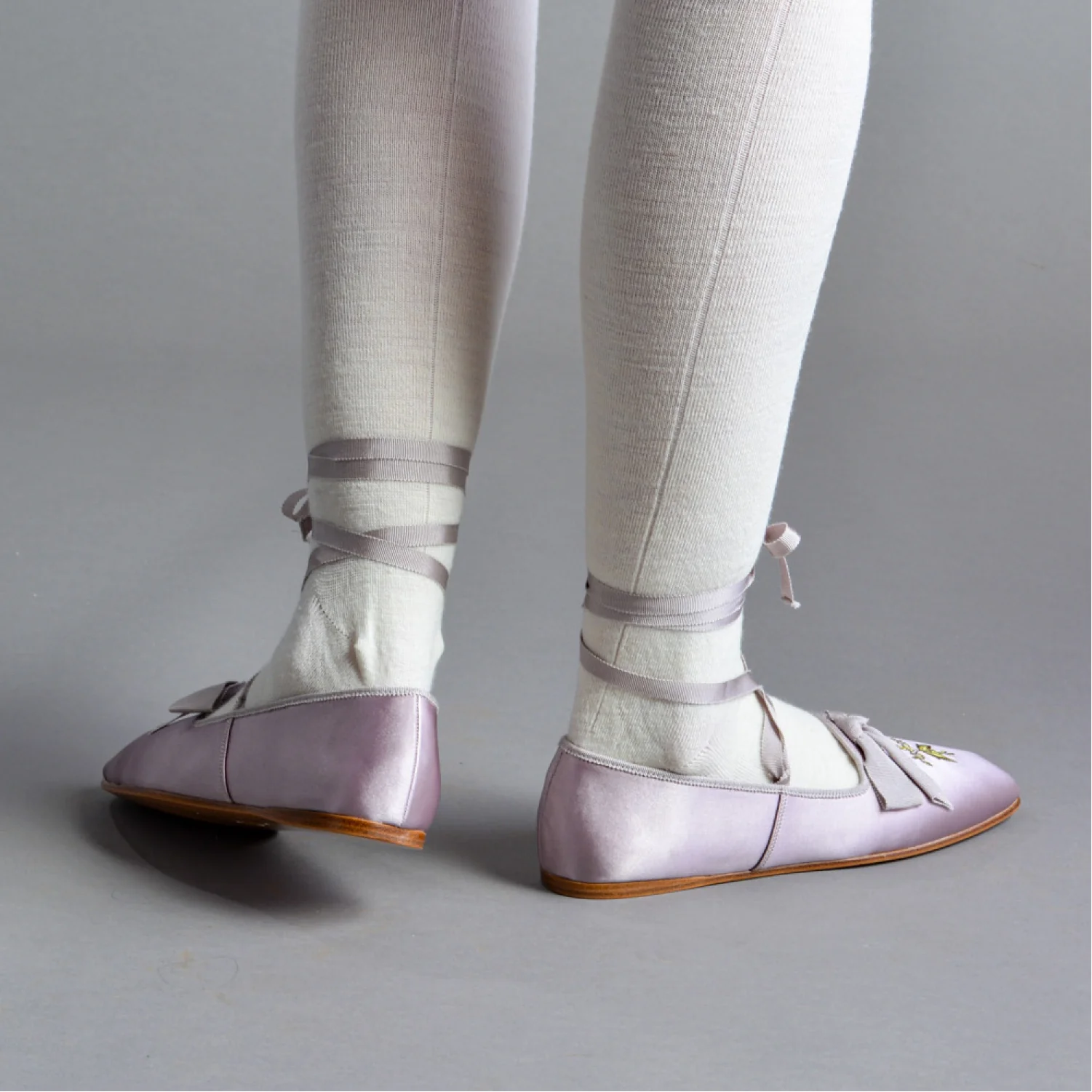 Penelope Regency Slippers (Light Purple) - Image 3