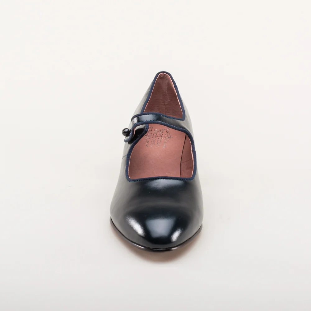Millie 1920s Mary Jane Shoes (Navy) - Image 11