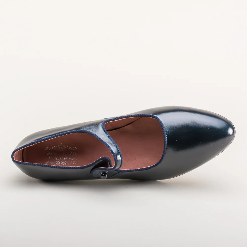 Millie 1920s Mary Jane Shoes (Navy) - Image 13
