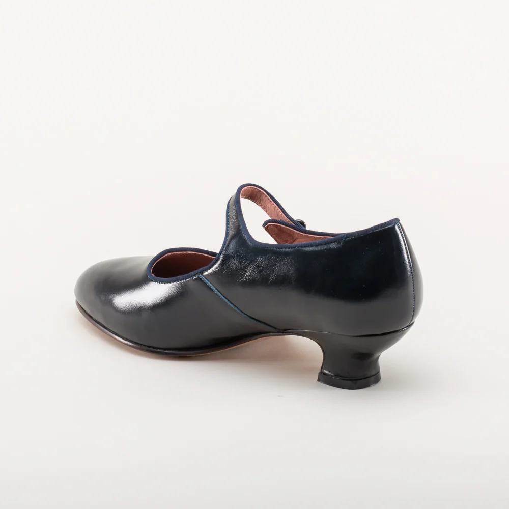 Millie 1920s Mary Jane Shoes (Navy) - Image 8