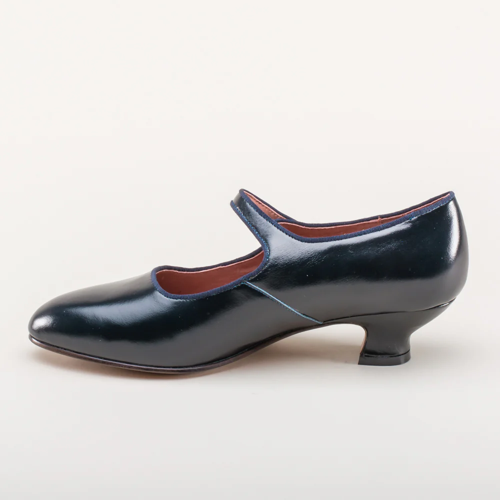 Millie 1920s Mary Jane Shoes (Navy) - Image 9