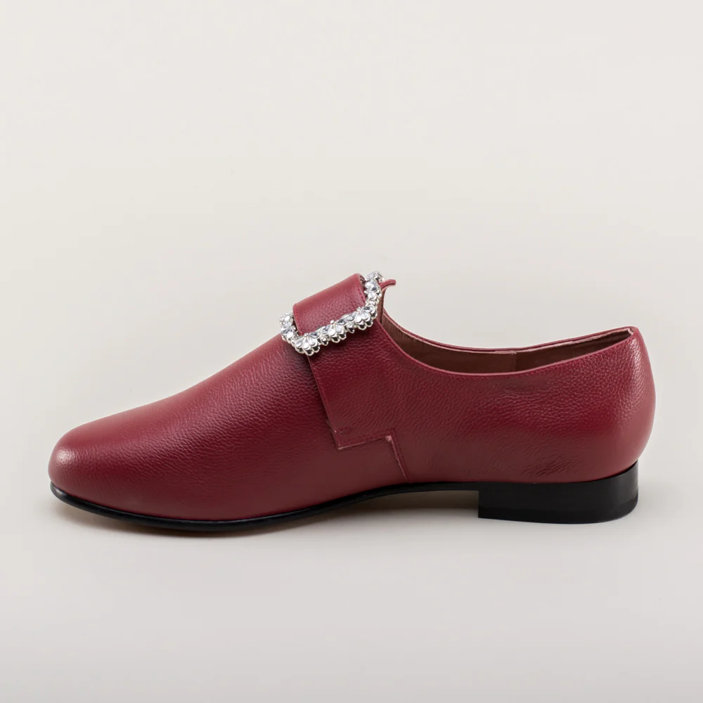Schuyler 18th Century Shoes (Oxblood) - Image 11