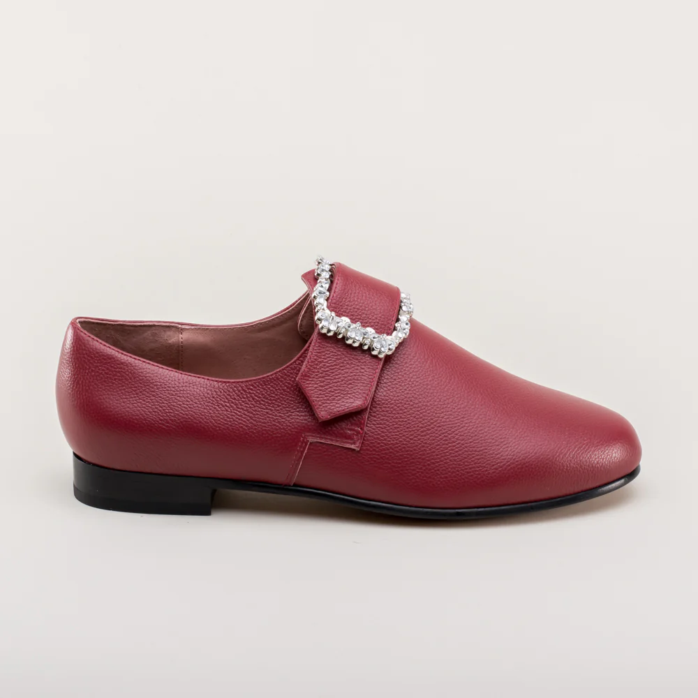 Schuyler 18th Century Shoes (Oxblood) - Image 7