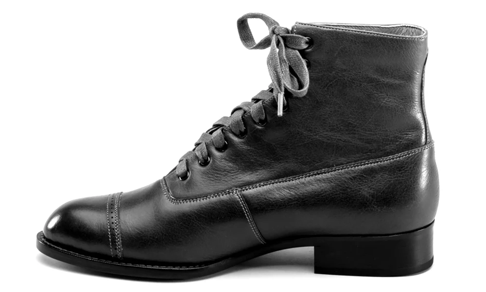 Rainey Vintage Lace-Up Boots (Purple) - Image 15