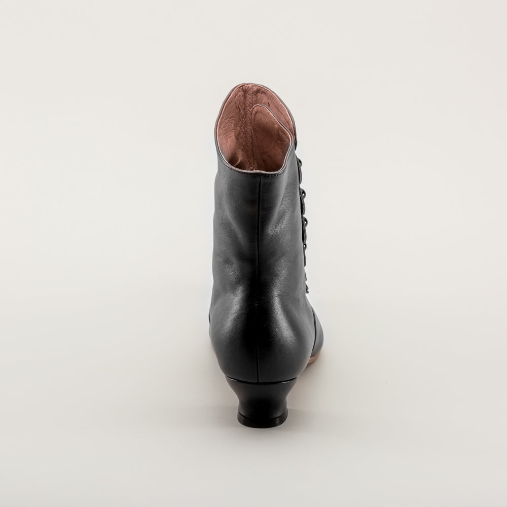 Renoir Victorian Button Boots (Black) - Image 8