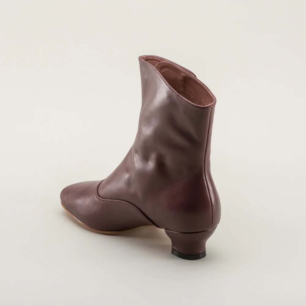 Renoir Victorian Button Boots (Merlot) - Image 9