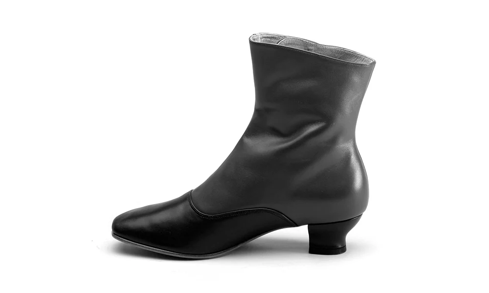 Renoir Victorian Button Boots (Green/Black) - Image 15