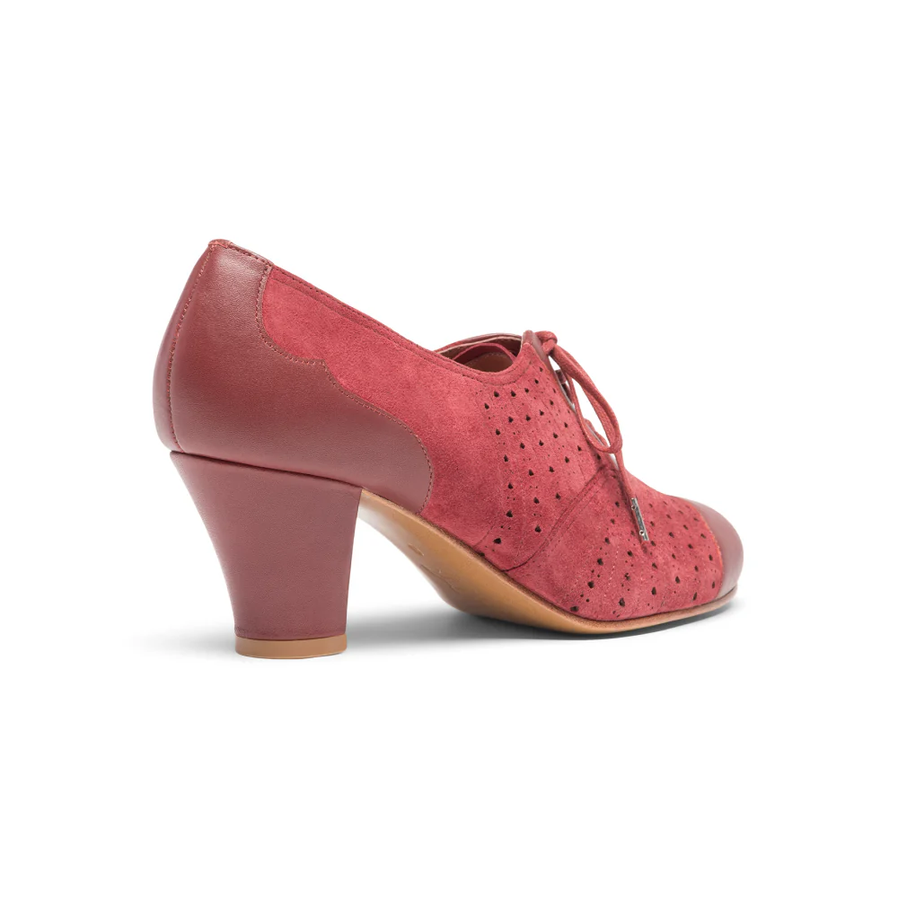 Rita Vintage Oxfords (Garnet Red) - Image 4