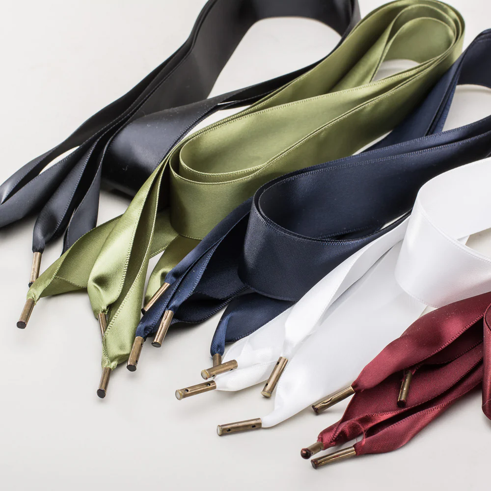 Satin Ribbon Shoe Laces - Image 2