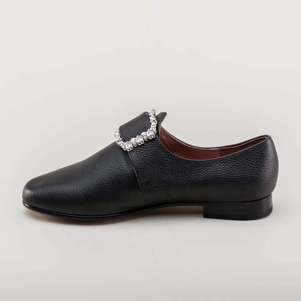 Schuyler 18th Century Shoes (Black) - Image 11