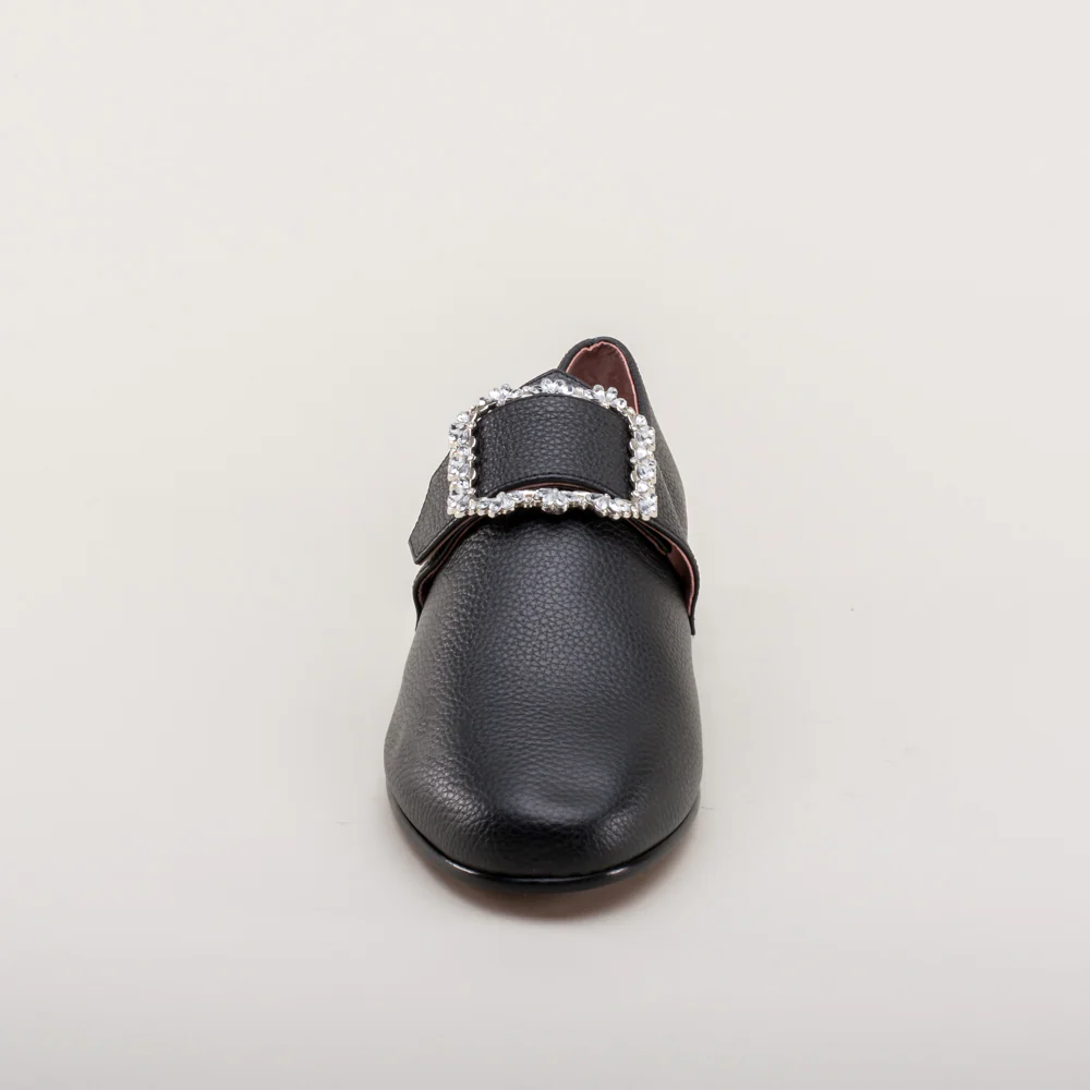 Schuyler 18th Century Shoes (Black) - Image 13