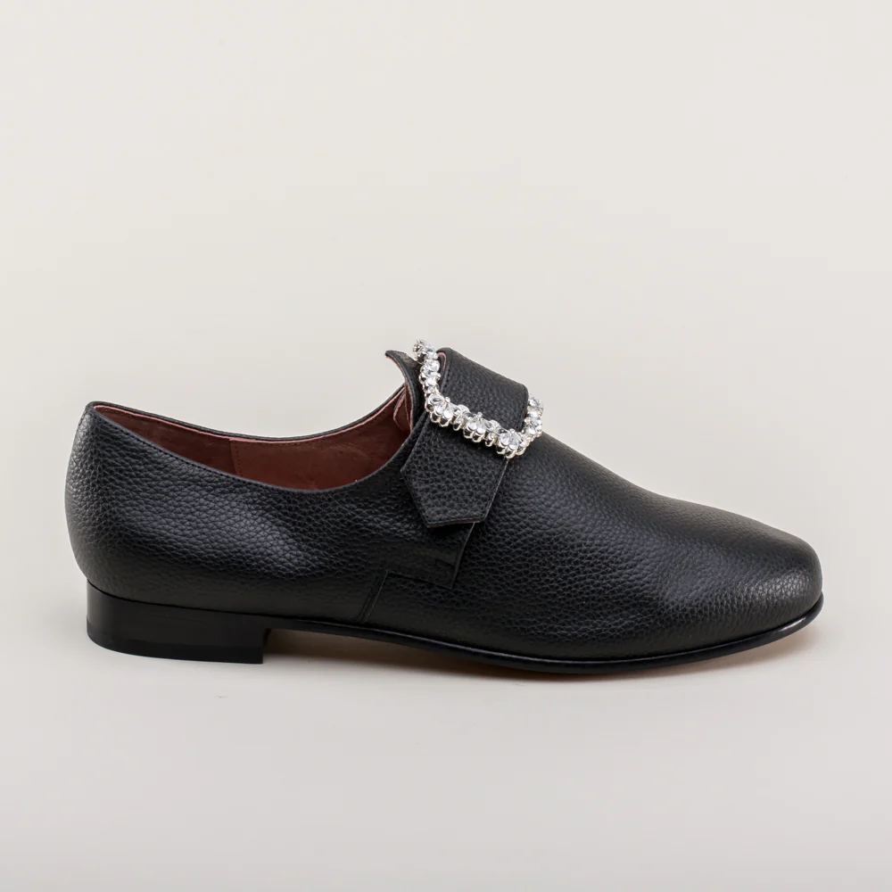 Schuyler 18th Century Shoes (Black) - Image 7