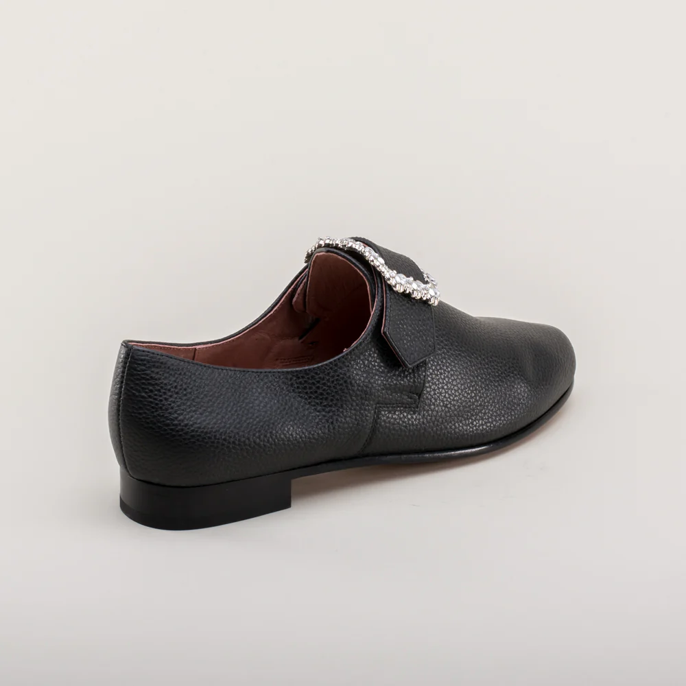 Schuyler 18th Century Shoes (Black) - Image 8