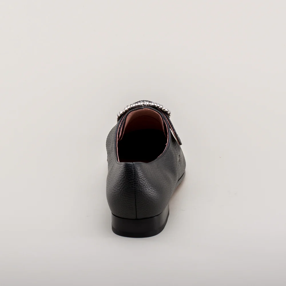 Schuyler 18th Century Shoes (Black) - Image 9