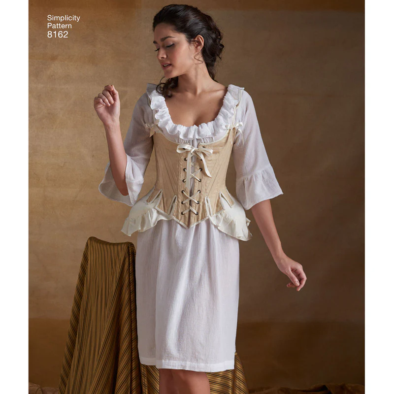 Simplicity 8162 18th Century Underpinnings Sewing Pattern - Image 3
