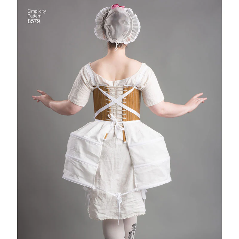 Simplicity 8579 18th Century Underpinnings Sewing Pattern - Image 4