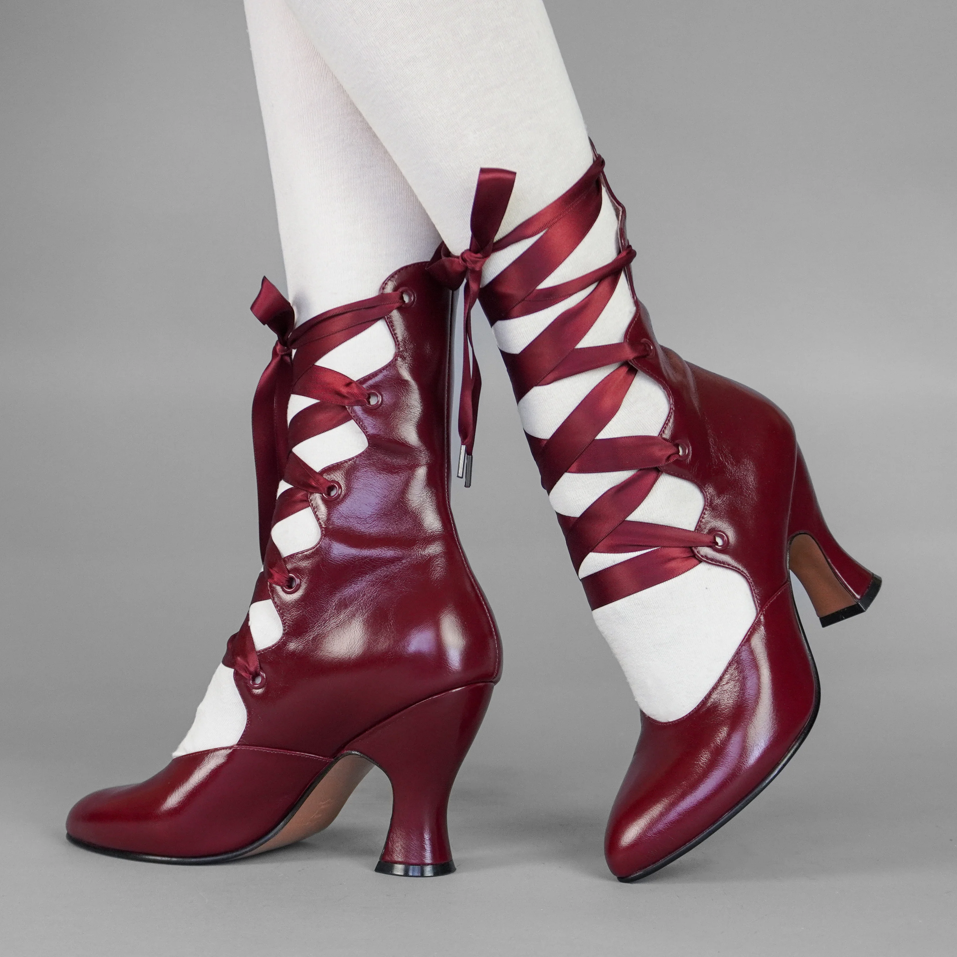 Tango Edwardian Boot (Black Cherry) - Image 3