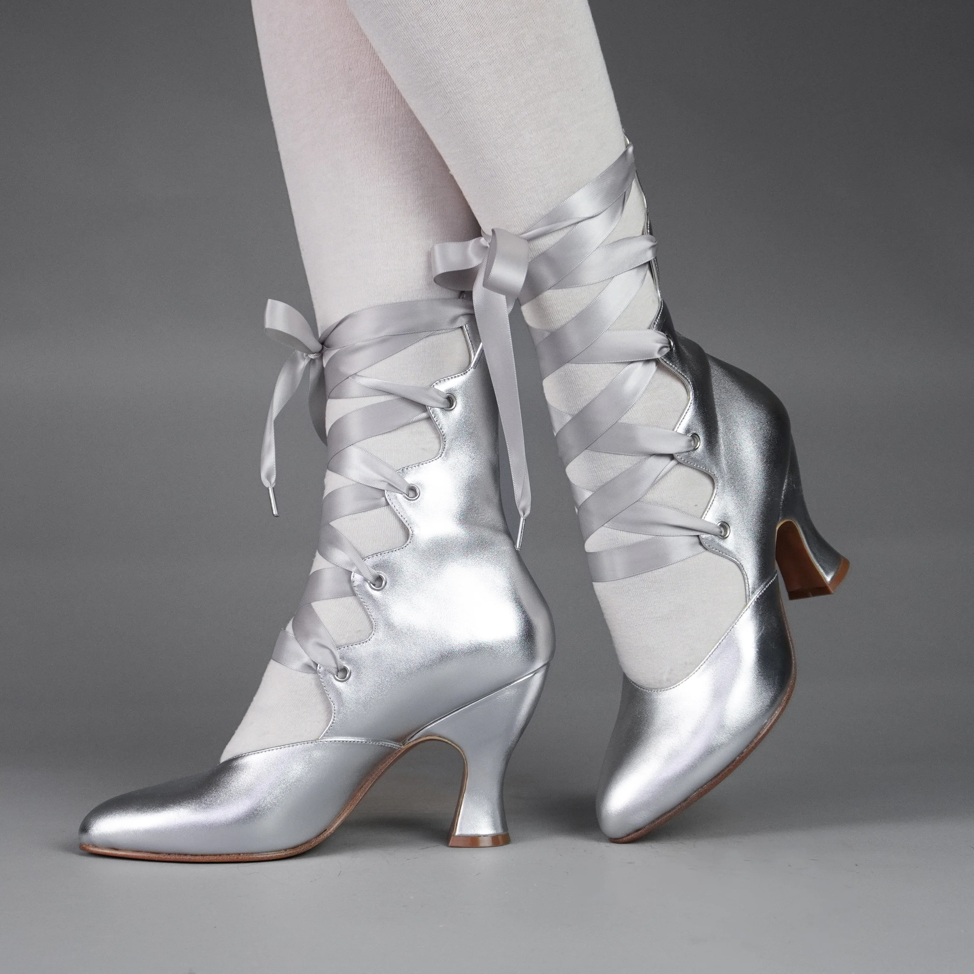 Tango Edwardian Boot (Silver) - Image 3