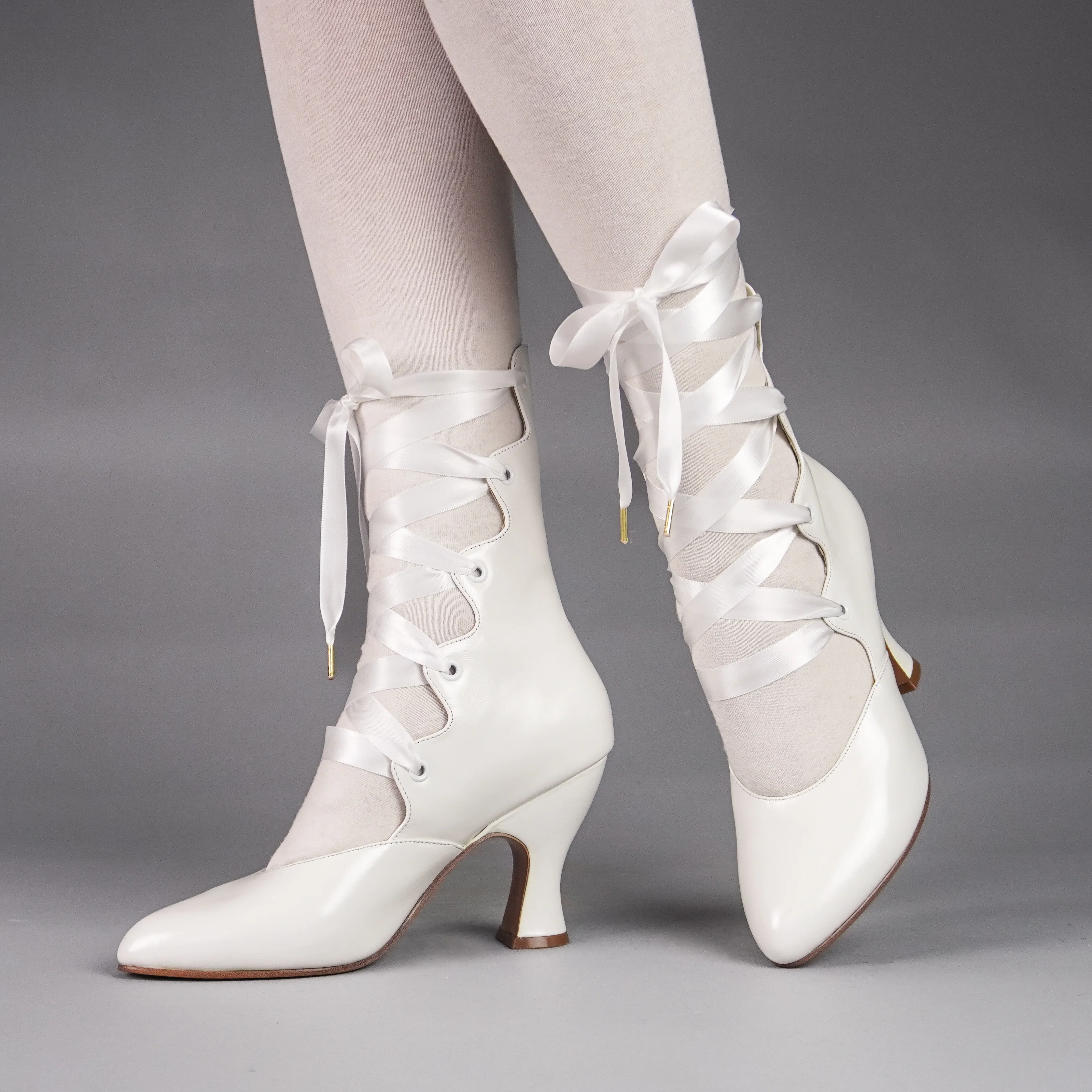Tango Edwardian Boot (Soft White) - Image 2