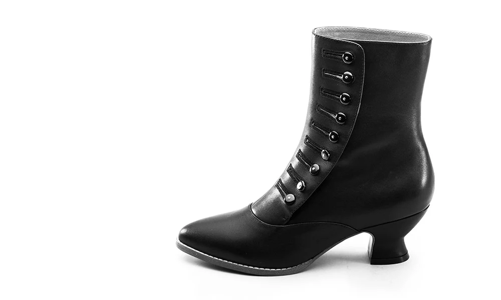 Tavistock Victorian Button Boots (Black) - Image 13