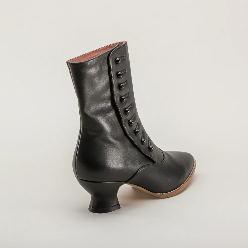Tavistock Victorian Button Boots (Black) - Image 7