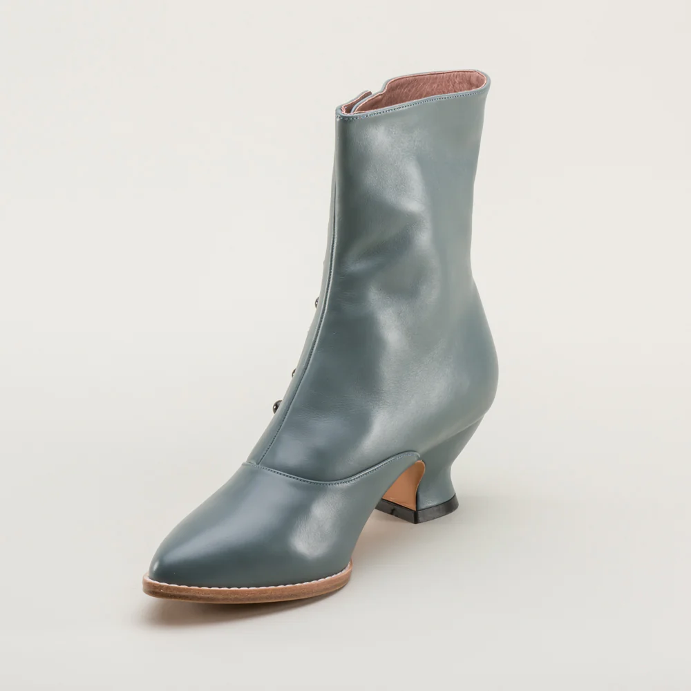 Tavistock Victorian Button Boots (French Blue) - Image 10
