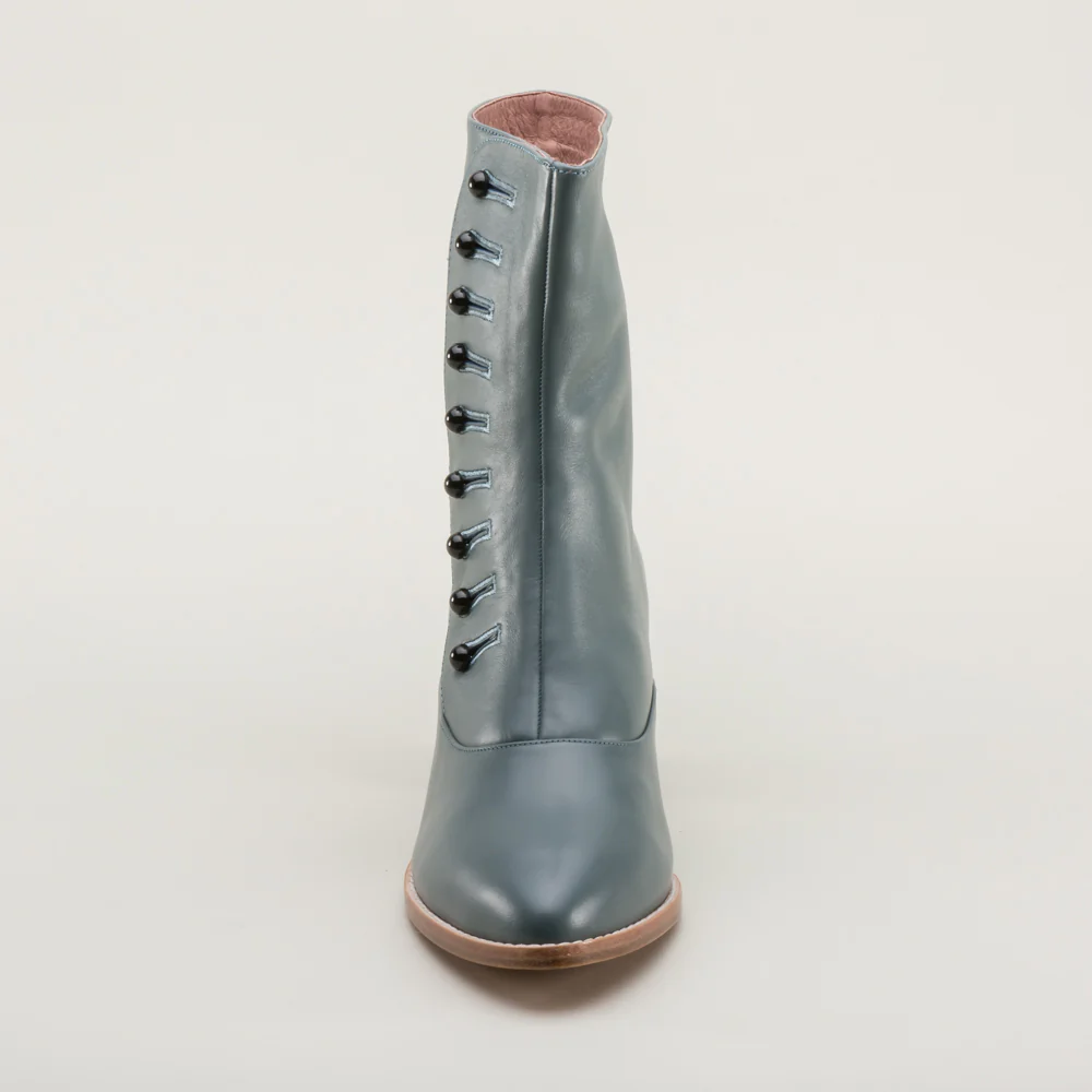 Tavistock Victorian Button Boots (French Blue) - Image 11