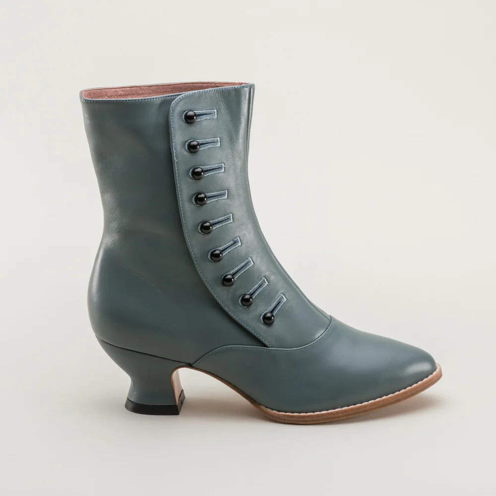 Tavistock Victorian Button Boots (French Blue) - Image 5